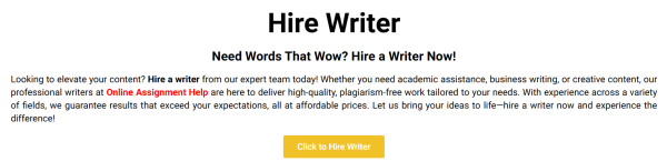Hire Writer